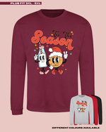 Load image into Gallery viewer, ADULTS Tis The Season Christmas Jumper - PLUS FIT
