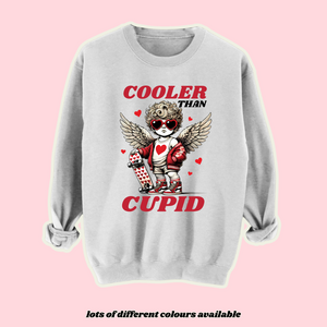 Kids COOLER THAN CUPID CHERUB Sweatshirt