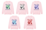 Load image into Gallery viewer, Adults LIGHT PINK Santa World Tour Sweatshirt
