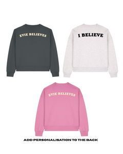 ADULTS Don't Stop Believin' Christmas Jumper  - BOXY FIT