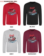 Load image into Gallery viewer, ADULTS Sleigh All Day Christmas Jumper - PLUS FIT
