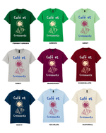 Load image into Gallery viewer, ADULTS Cafe Et Croissants TShirt  - STANDARD FIT

