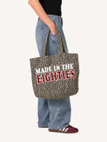 Load image into Gallery viewer, Made In The Eighties Leopard Print Tote
