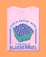 Load image into Gallery viewer, Kids BLUEBERRIES SUMMER FRUITS T Shirt
