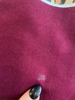 Load image into Gallery viewer, Burgundy Sweatshirt S - tiny flaw

