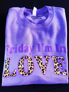 SAMPLE SWEATSHIRT SIZE L LAVENDER