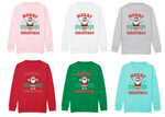 Load image into Gallery viewer, Kids MERRY CHRISTMAS Sweatshirt VARIOUS COLOURS
