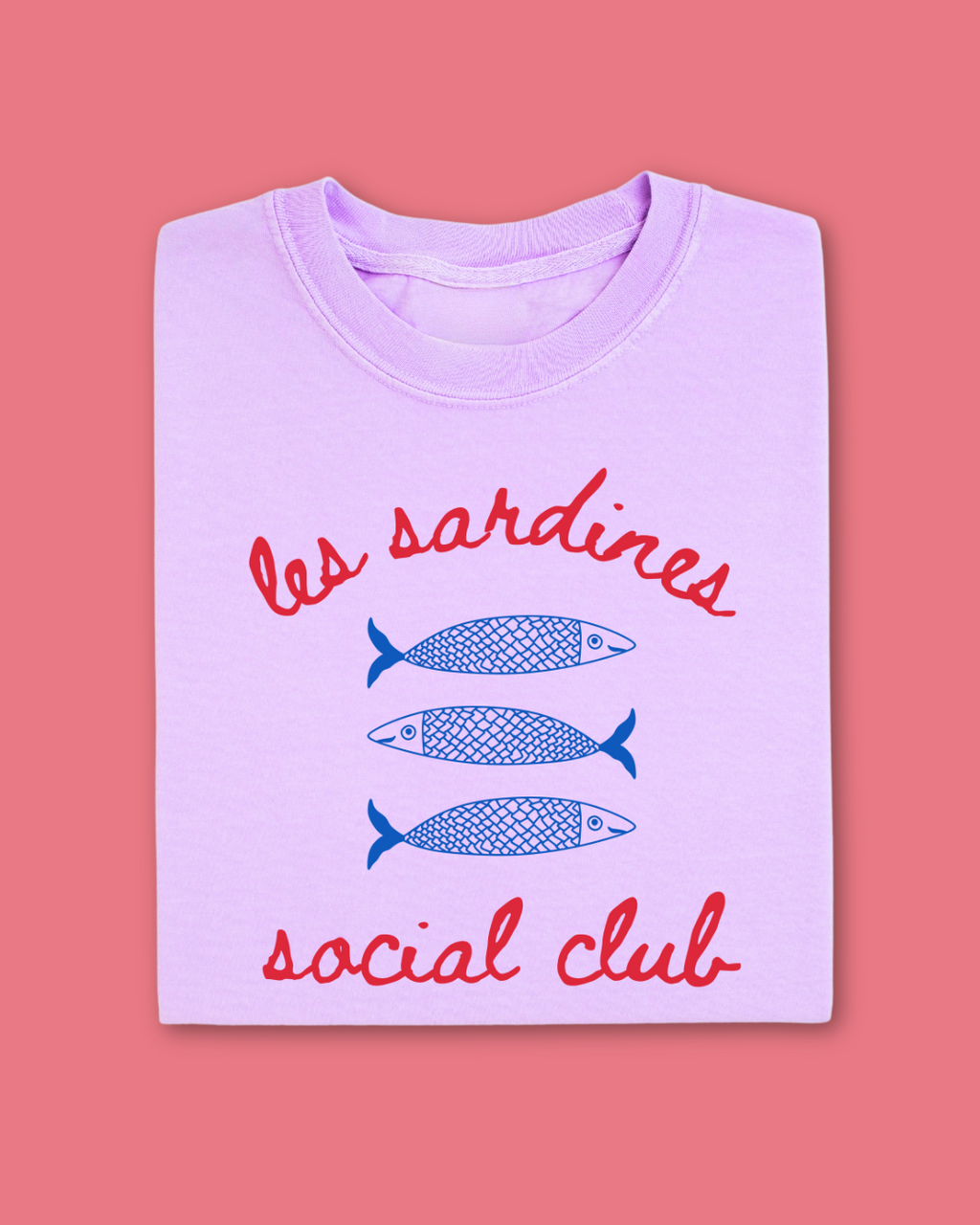ADULTS LES SARDINES SOCIAL CLUB SUMMER TSHIRT