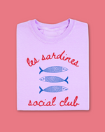 Load image into Gallery viewer, ADULTS LES SARDINES SOCIAL CLUB SUMMER TSHIRT
