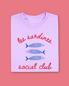 ADULTS LES SARDINES SOCIAL CLUB SUMMER TSHIRT