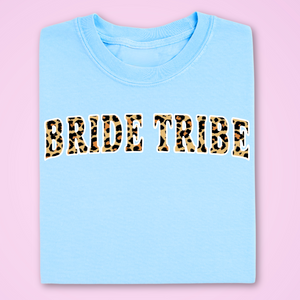 BRIDE TRIBE HEN DO WEDDING TSHIRT LEOPARD PRINT