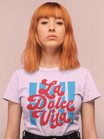 Load image into Gallery viewer, Adults LA DOLCE VITA STRIPED TShirt
