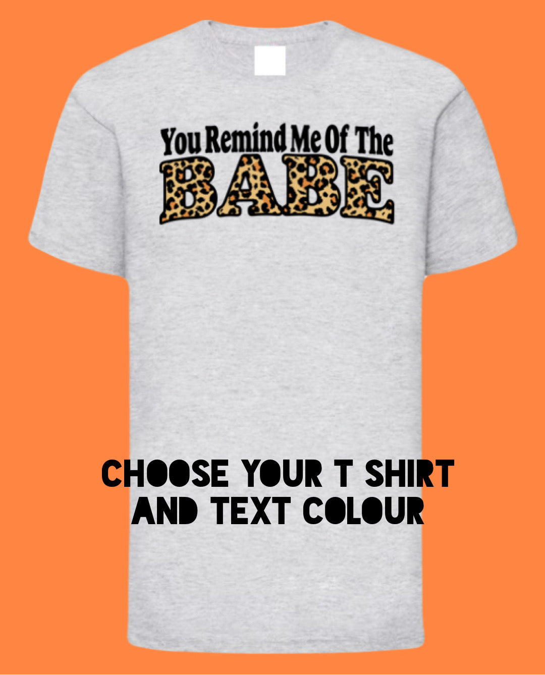 Adults YOU REMIND ME OF THE BABE T Shirt