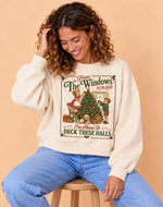 Load image into Gallery viewer, ADULTS Deck These Halls Jumper - Boxy Fit
