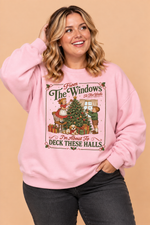 Load image into Gallery viewer, ADULTS Deck These Halls Jumper - PLUS FIT
