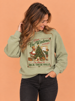 Load image into Gallery viewer, ADULTS  Deck These Halls Jumper - STANDARD FIT
