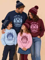 Load image into Gallery viewer, KIDS Take Me To Lapland Scandi Santa Christmas Jumper - STANDARD FIT
