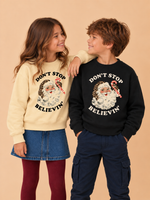 Load image into Gallery viewer, KIDS Don't Stop Believin' Christmas Jumper - STANDARD FIT
