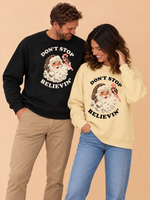 Load image into Gallery viewer, ADULTS Don't Stop Believin' Christmas Jumper  - STANDARD FIT

