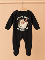 Load image into Gallery viewer, BABY Don't Stop Believin' Long Sleeve Romper
