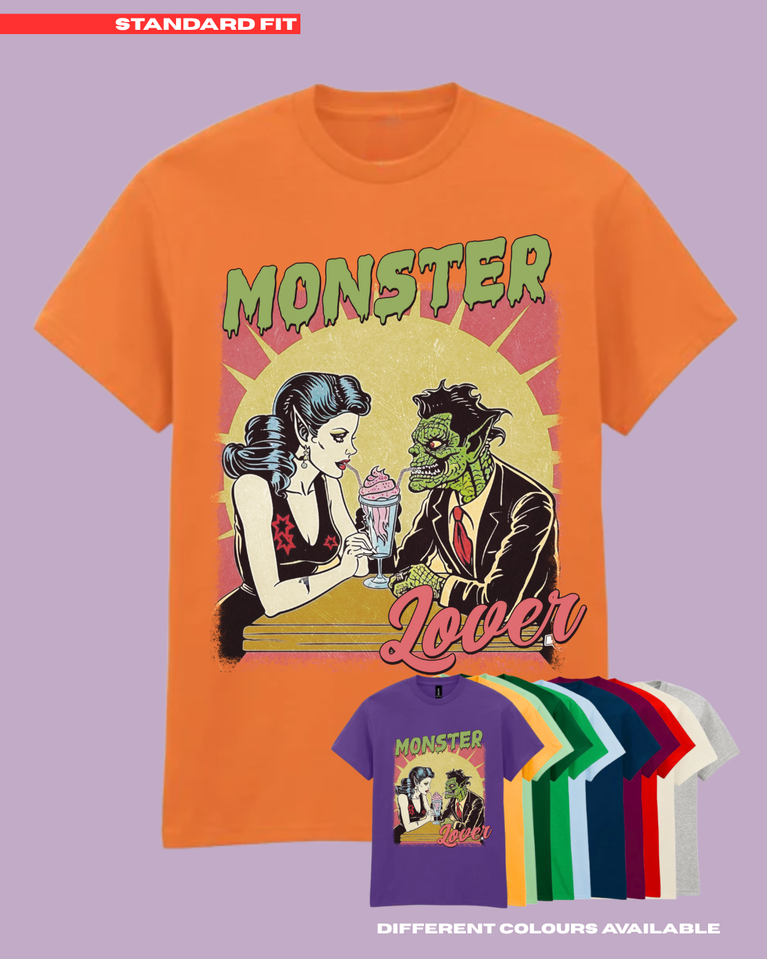 ADULTS Monster Lover TShirt  - STANDARD FIT