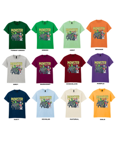 ADULTS MONSTER MASH TShirt  - STANDARD FIT