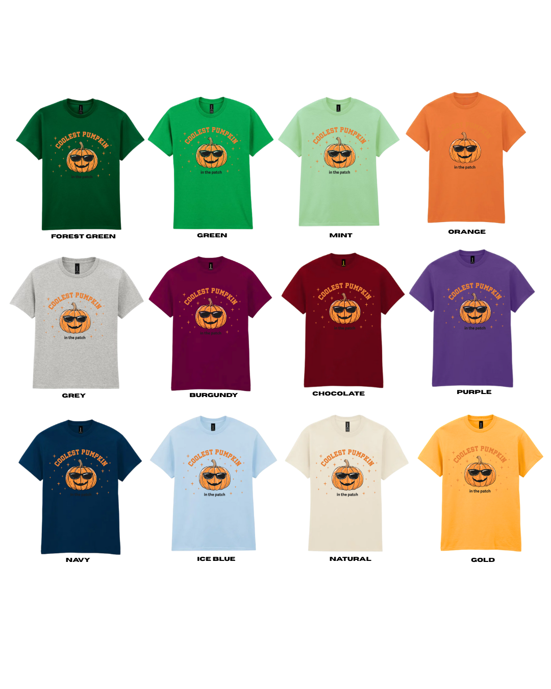 KIDS Coolest Pumpkin In The Patch TShirt - Standard Fit