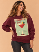 Load image into Gallery viewer, ADULTS  Christmas Martini Cocktail Jumper - STANDARD FIT

