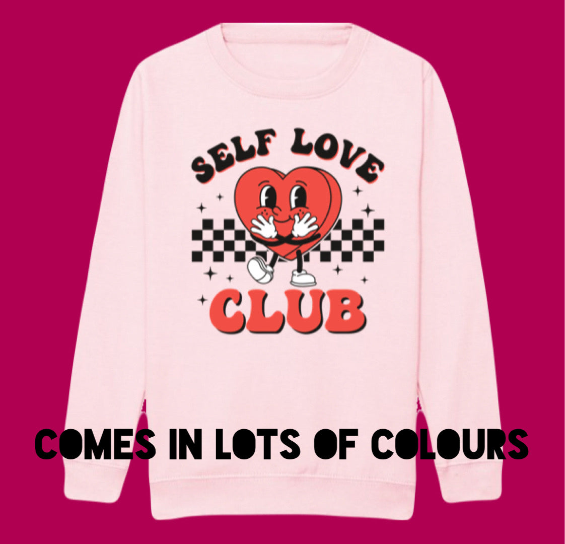 Adults SELF LOVE CLUB Sweatshirt
