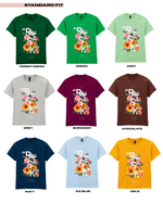 Load image into Gallery viewer, Adults TAKE THE RISK Floral Graphic TShirt
