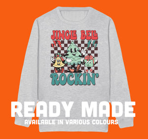 Kids JINGLE BELL ROCKIN’ Sweatshirt VARIOUS COLOURS