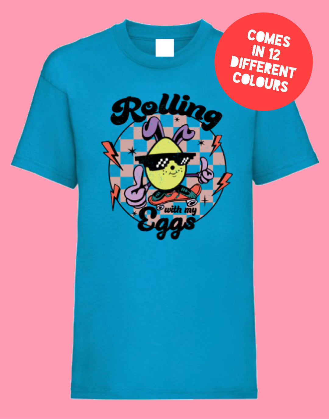 Adults ROLLING WITH MY EGGS T Shirt