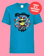 Load image into Gallery viewer, Adults ROLLING WITH MY EGGS T Shirt
