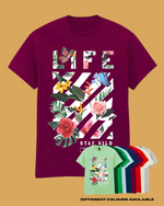 Load image into Gallery viewer, Adults LIFE Floral Graphic TShirt
