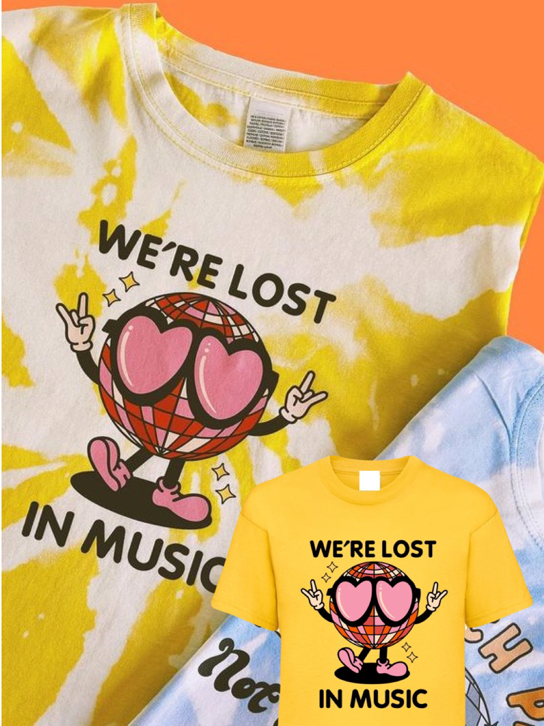 Adults LOST IN MUSIC T Shirt