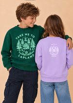 Load image into Gallery viewer, Take Me To Lapland Sweatshirt – Adult Woodland Christmas Jumper
