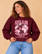 Load image into Gallery viewer, Santa World Tour - Adults Boxy Fit Sweatshirt
