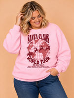 Load image into Gallery viewer, Santa World Tour - Adults Plus Fit Sweatshirt
