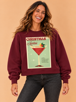 Load image into Gallery viewer, ADULTS Christmas Martini Cocktail Jumper - Boxy Fit
