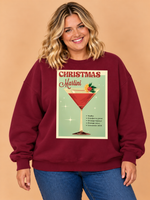Load image into Gallery viewer, ADULTS Christmas Martini Cocktail Jumper - PLUS FIT
