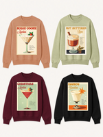 Load image into Gallery viewer, ADULTS Christmas Martini Cocktail Jumper - Boxy Fit
