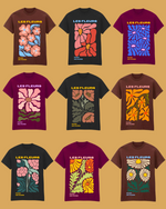 Load image into Gallery viewer, Adults LES FLEURS #9Abstract Floral TShirt
