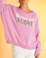 Load image into Gallery viewer, ADULTS Better Off Alone Jumper - BOXY FIT
