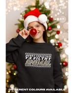 Load image into Gallery viewer, KIDS Filthy Animal Christmas Jumper - STANDARD FIT
