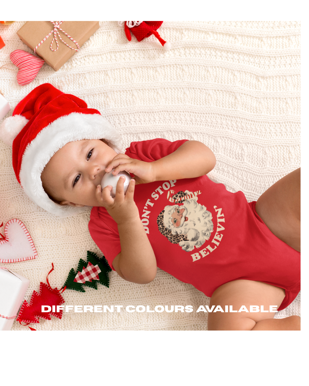 BABY Don't Stop Believin' Short Sleeve Vest