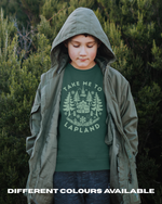 Load image into Gallery viewer, KIDS Take Me To Lapland Woodland Christmas Jumper - STANDARD FIT
