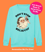 Load image into Gallery viewer, Adults PEPPERMINT Don’t Stop Believin’ Sweatshirt

