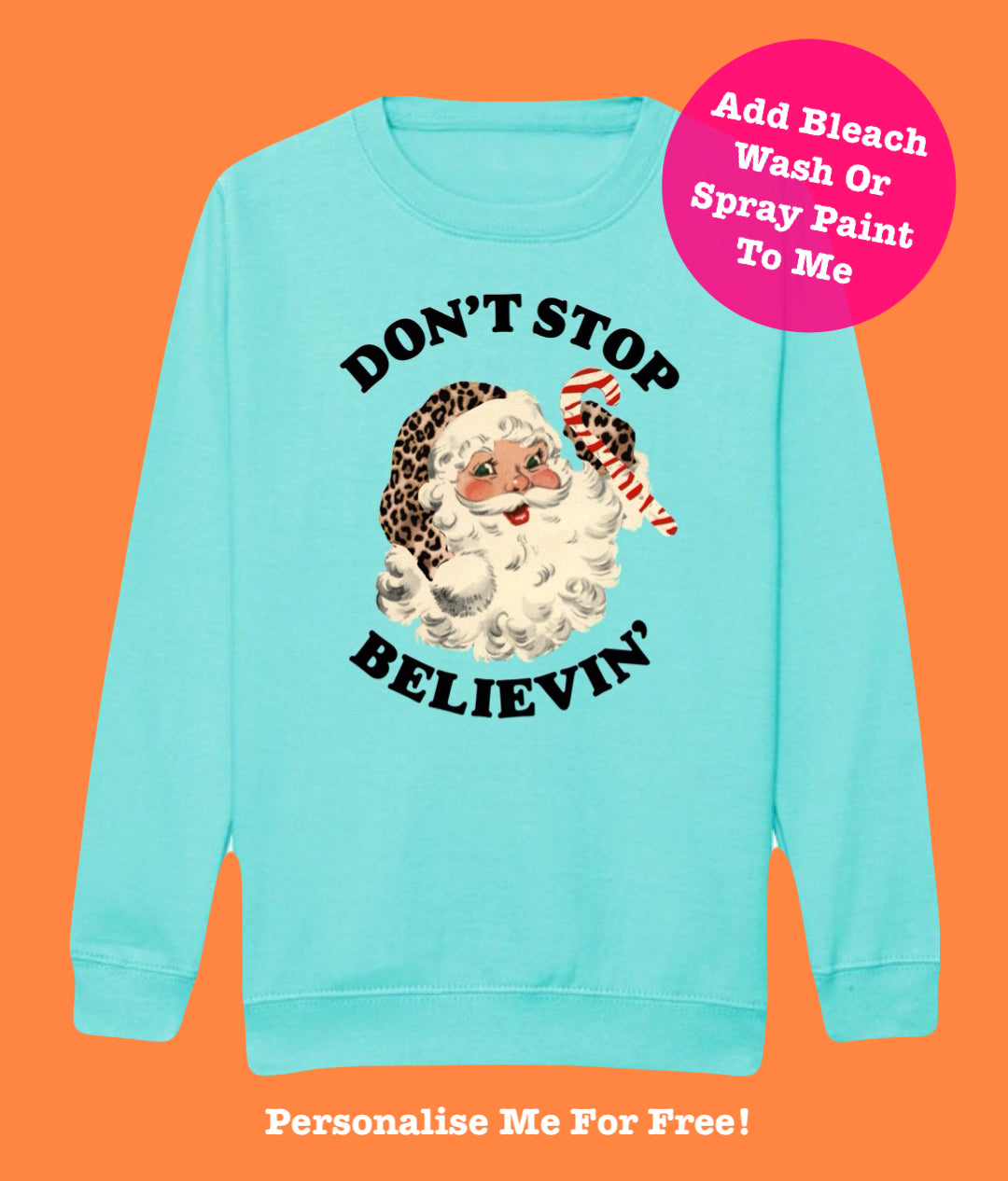 Kids PEPPERMINT Don’t Stop Believin’ Sweatshirt