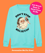 Load image into Gallery viewer, Kids PEPPERMINT Don’t Stop Believin’ Sweatshirt

