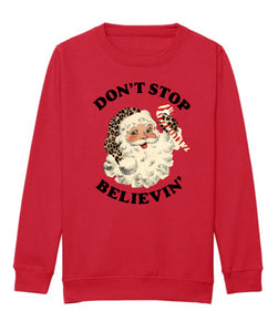 Kids RED Don’t Stop Believin’ Sweatshirt